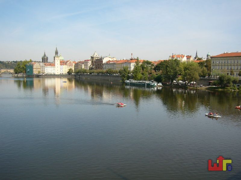 Blick auf die Moldau